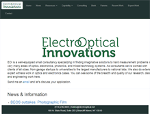 Tablet Screenshot of electrooptical.net